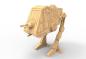 Preview: Star Wars - AT-AP Walker als 3D Laser Cut Modell - drawing